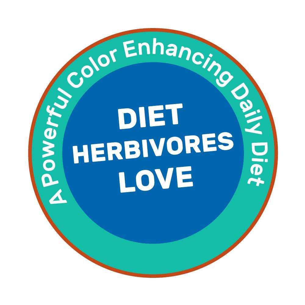Hikari Excel dieta diaria equilibrada para cíclidos herbívoros en casa.