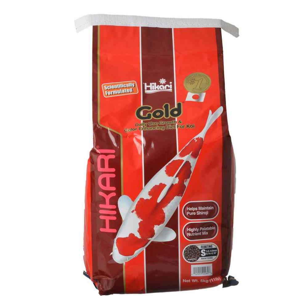 Hikari Gold 11lb Mini, gránulos para koi, realce de color y digestión suave
