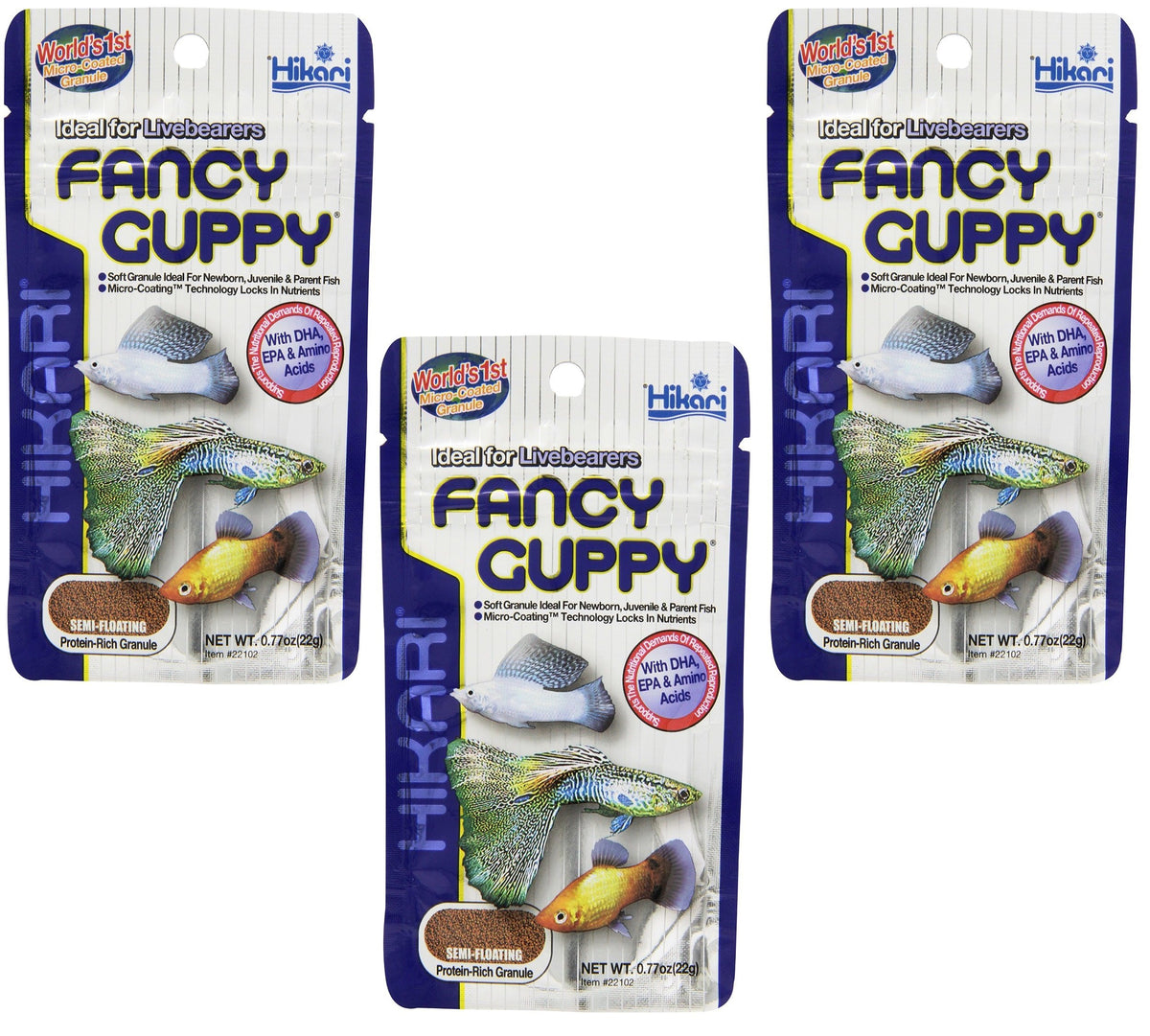 Hikari Guppy Tropical Fancy: alimento para guppies, mejora la salud y el crecimiento