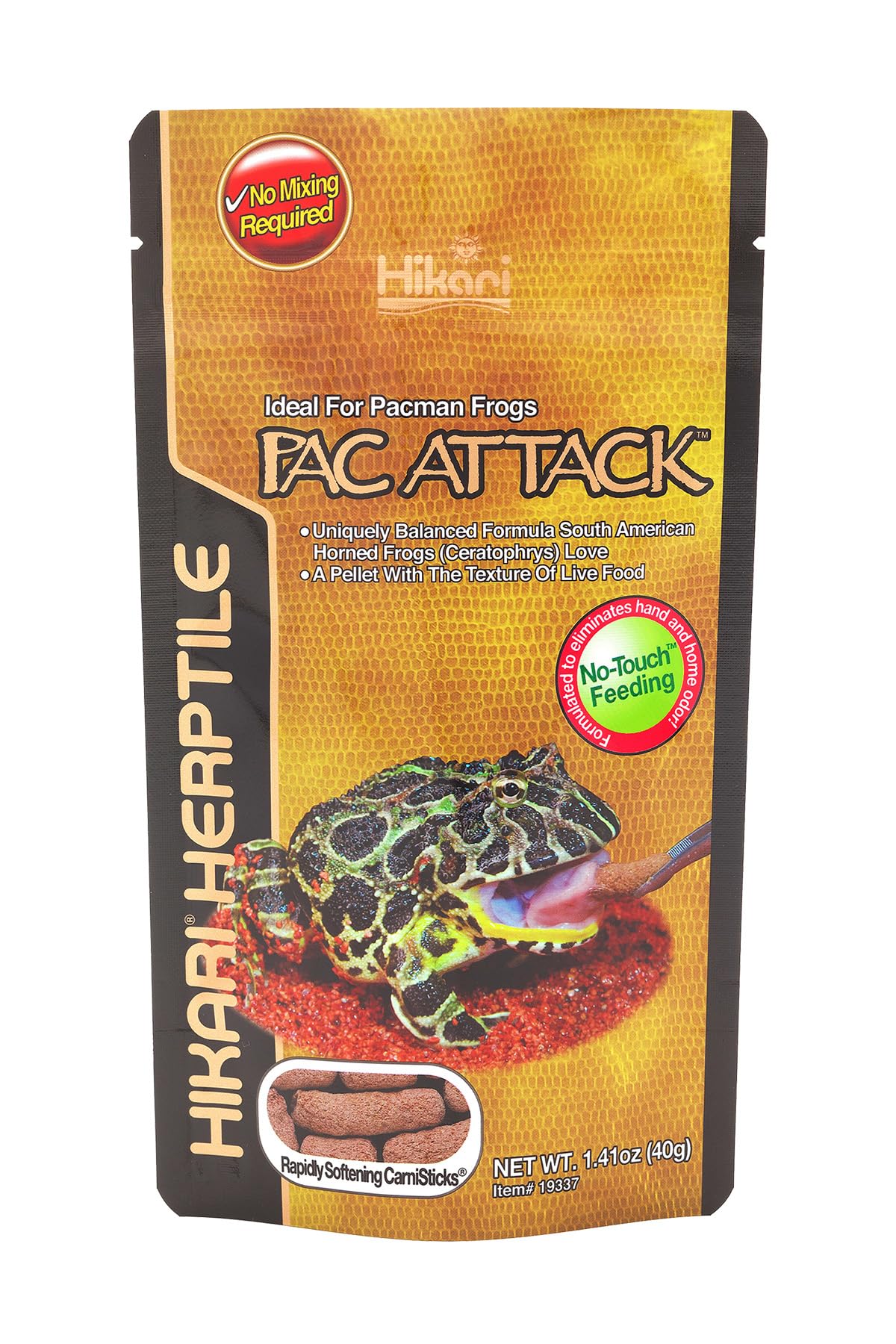 Hikari Pac Attack para ranas Pacman, porciones listas para alimentar