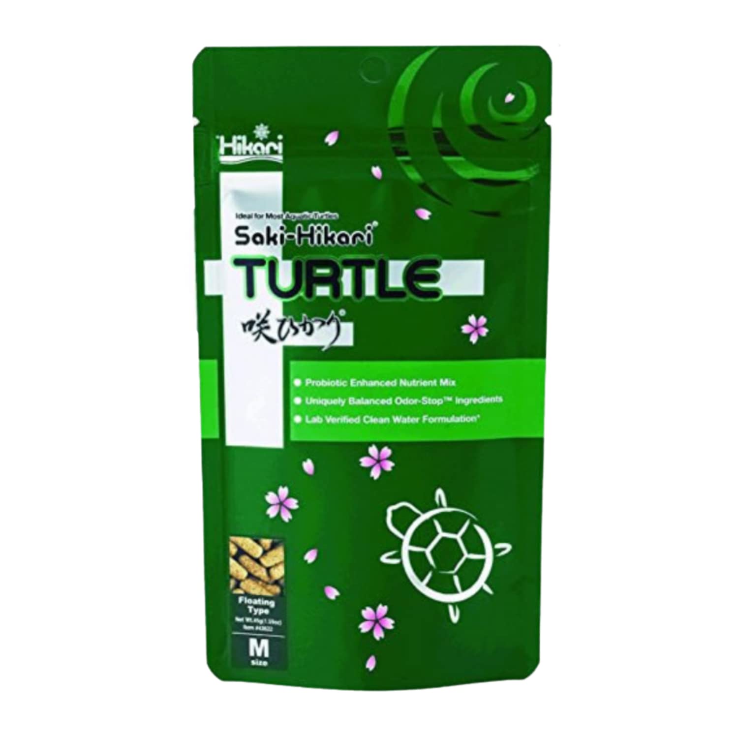 Hikari Saki Alimento para Tortugas en envase de 20 oz, nutrición balanceada.
