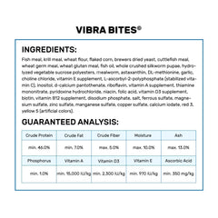 Hikari Vibra Bites gusanos de harina sabor atractivo para peces tropicales