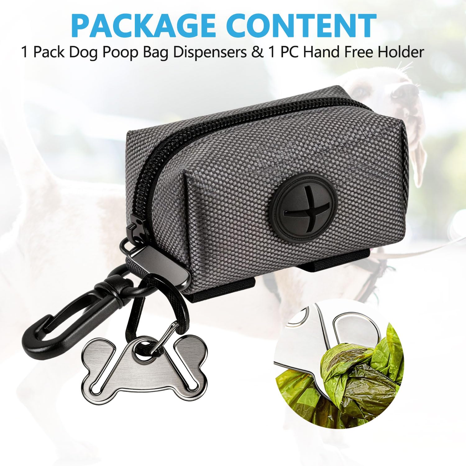 Hilihali acero-inoxidable-porta-bolsas, duradero para uso diario.