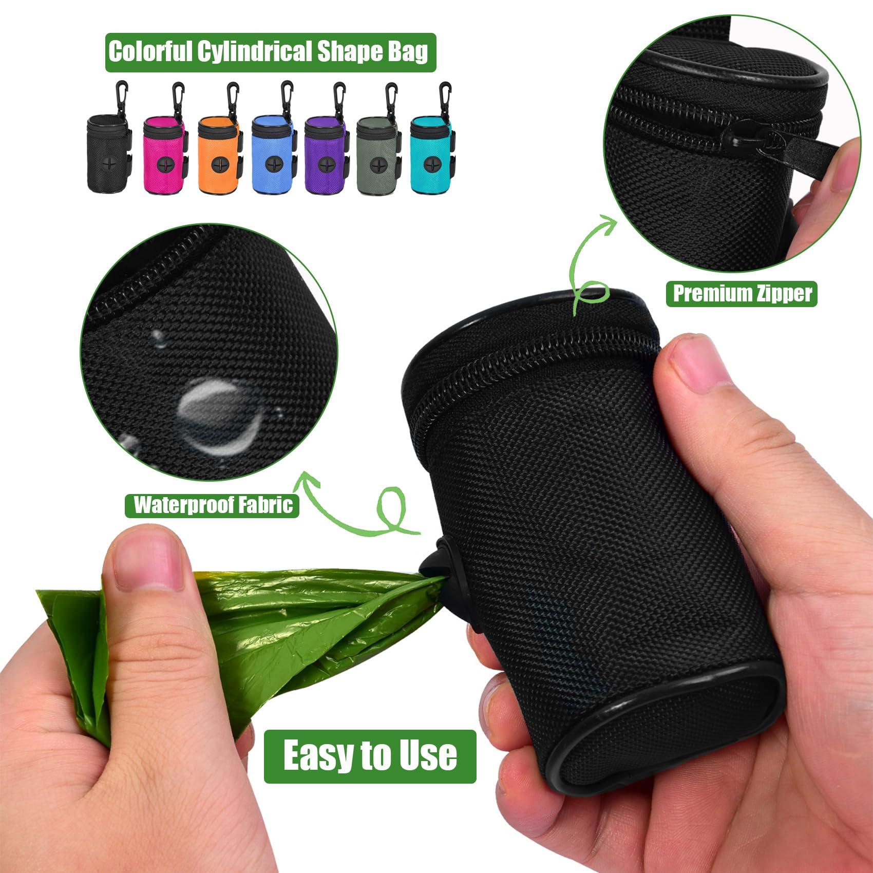 Hilihali gancho con clip duradero para enganchar en correa o mochila.