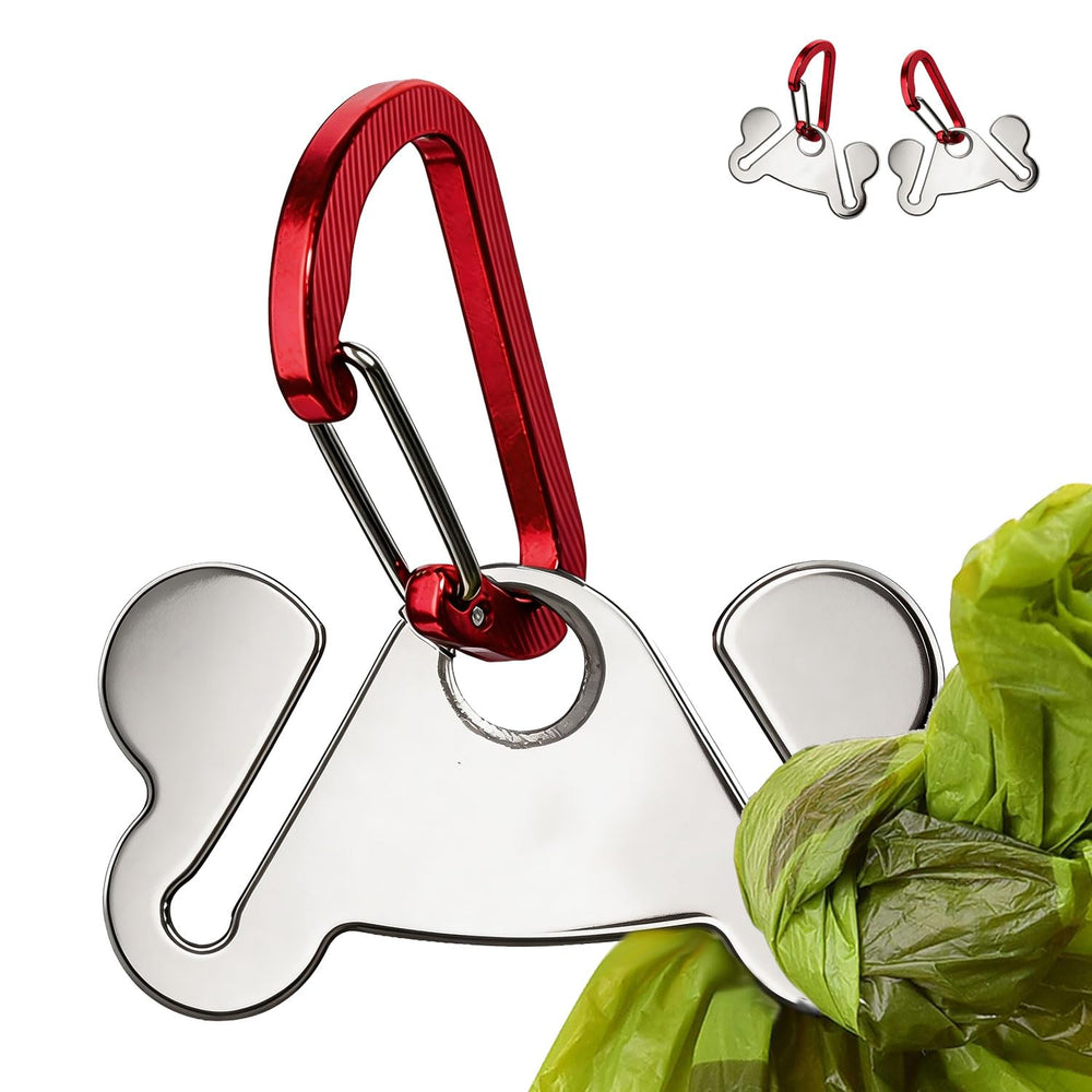 Hilihali porta-bolsas para perro con manos libres, ideal para paseos sin cargar bolsas.