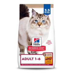 Hill's Science Diet adulto sin maíz, trigo ni soja, croquetas de pollo en bolsa de 3,5 libras