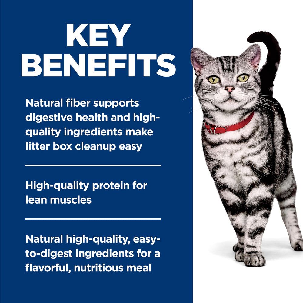 Hill's Science Diet Proteína de alta calidad para mantener músculos.