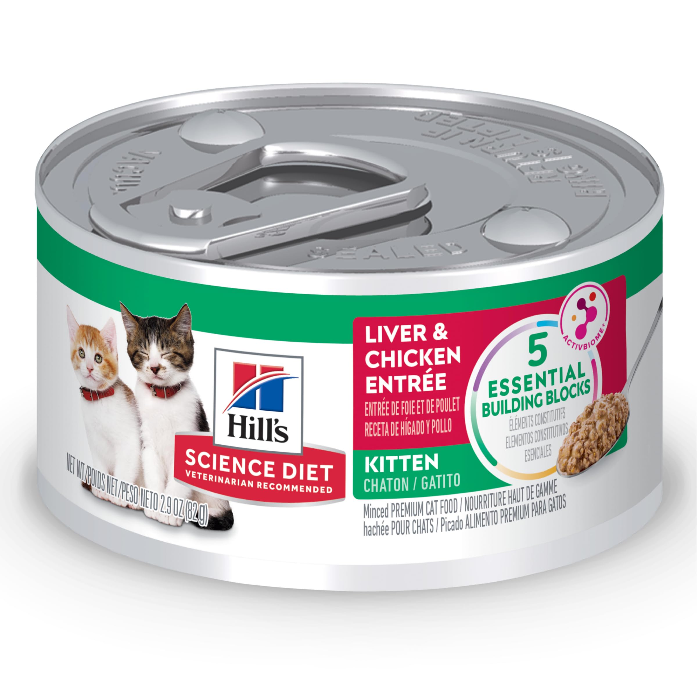 Hill's Science Diet Gatito: lata Higado y Pollo, apoyo al desarrollo saludable