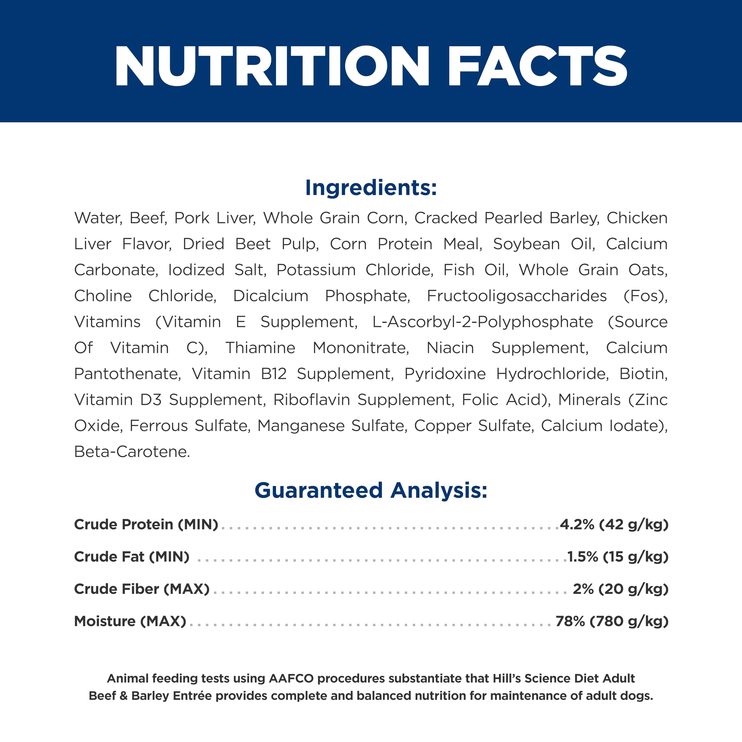 Hill's Dieta Científica Adulto, ingredientes naturales y añadidos de vitaminas.