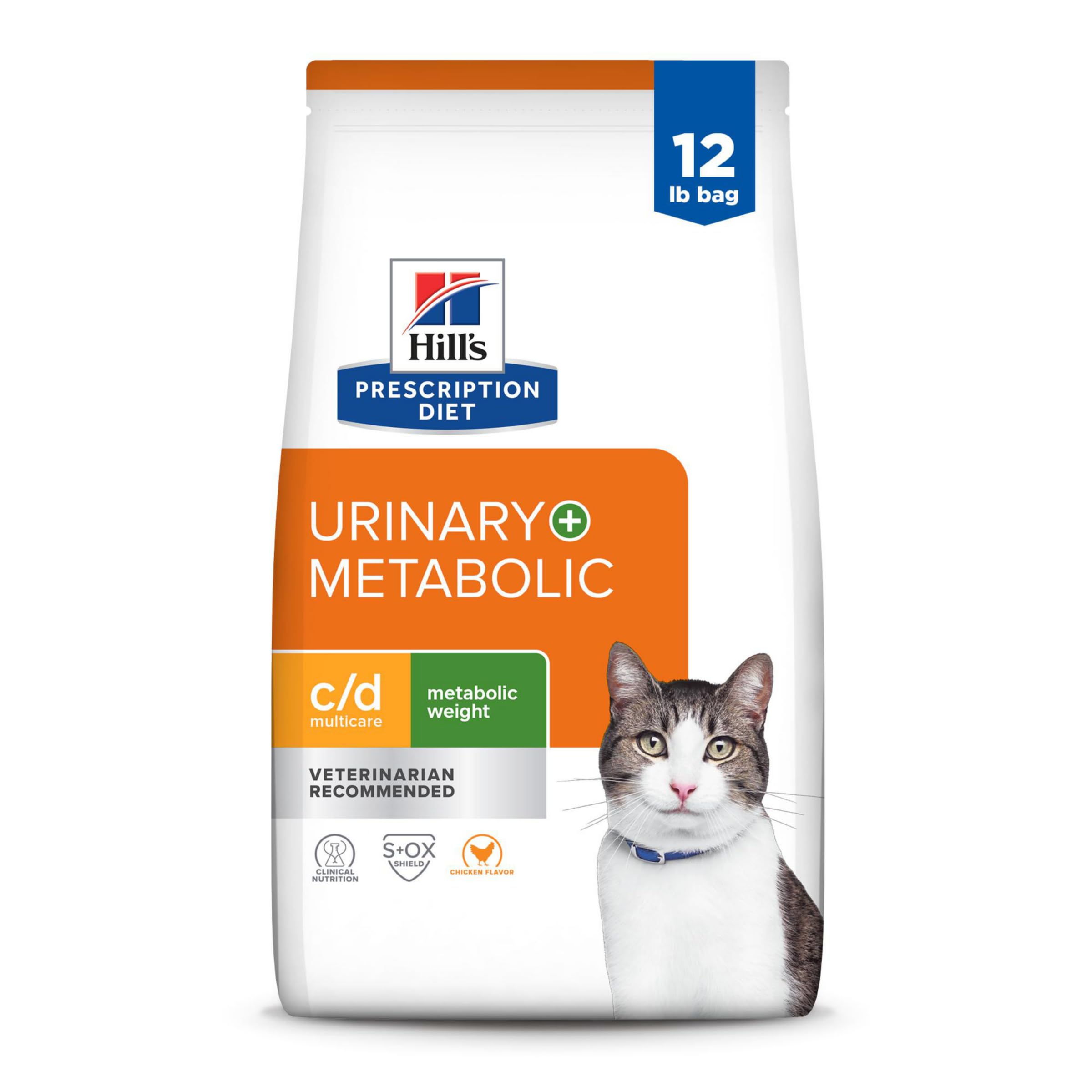 Hill's Prescription Diet CD Metabolic Urinary: bolsa-12lb croquetas para el control de peso y salud urinaria.
