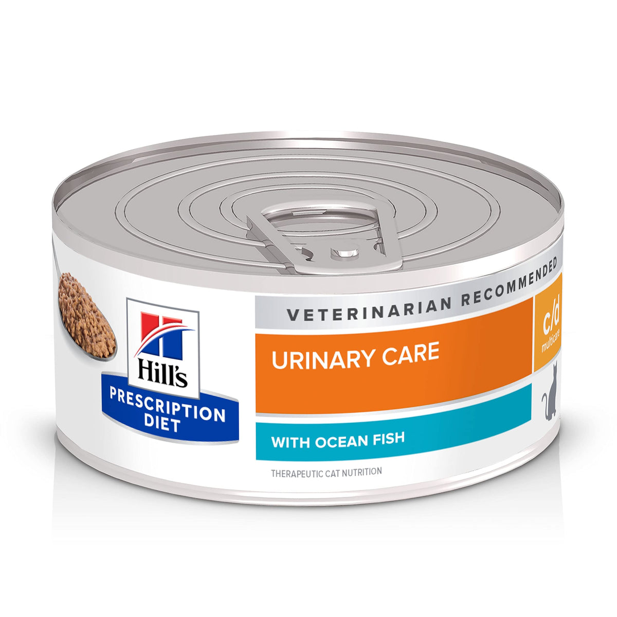 Hill's c/d Multicare Ocean Fish: lata húmeda para gatos con apoyo urinario