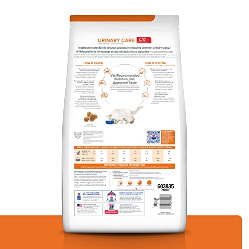 Hill's CD Multicare Stress, envase con pollo, ayuda potencial a la salud urinaria del gato.
