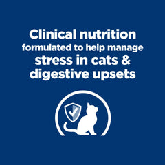Hill's Prescription Diet GI Biome Stress, tazón con alimento para gatos.