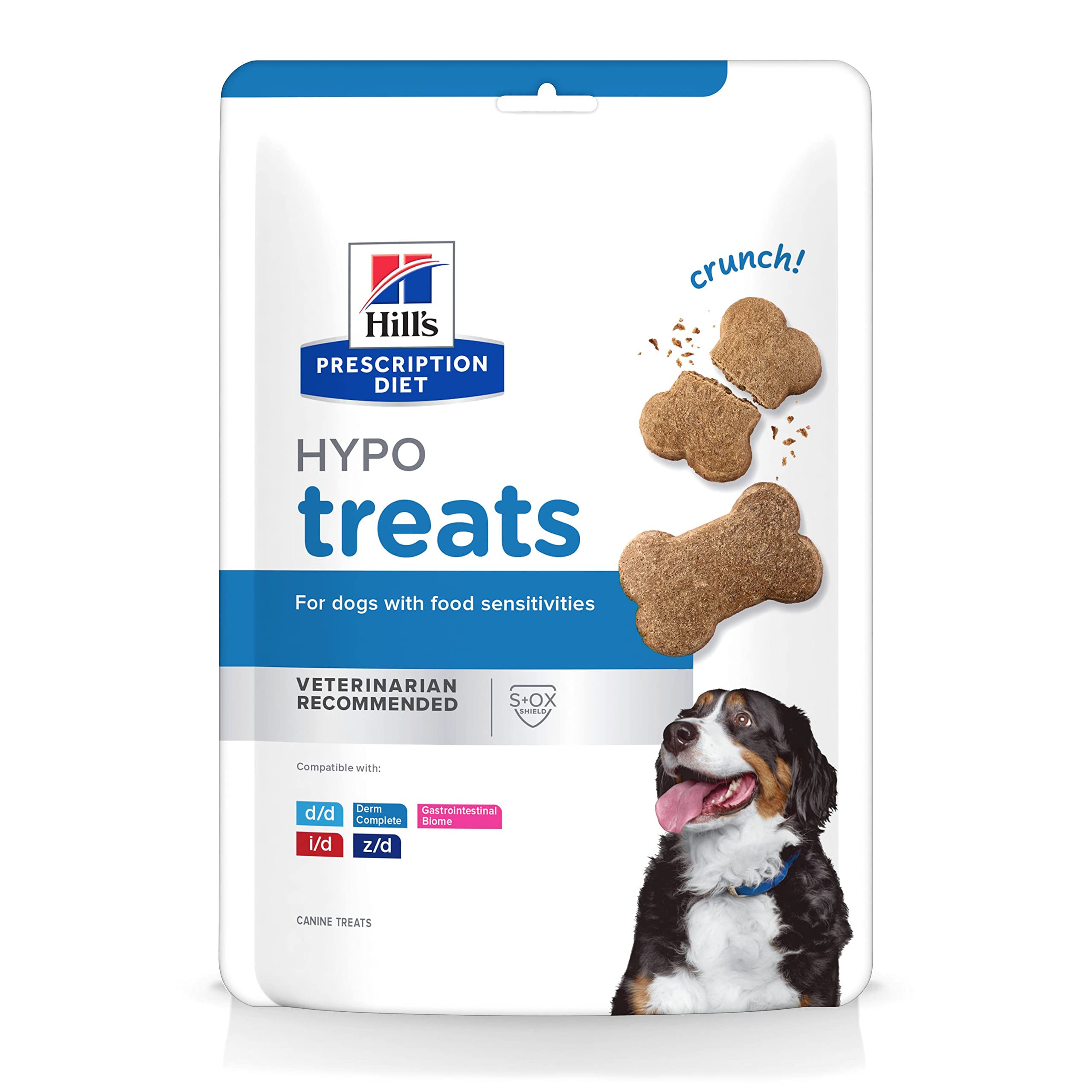 Hill's Prescription Diet Hypo friandises-chien-crunch, plaisir et sensibilités.