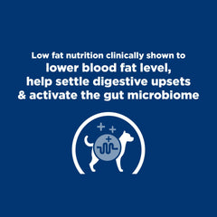 Hill's Prescription Diet i/d, ActivBiome+ para activar bacterias beneficiosas del intestino.