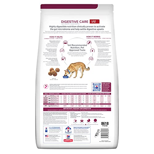 Bolsa de Hill's i/d, alimento digestivo para perro facilita la absorción
