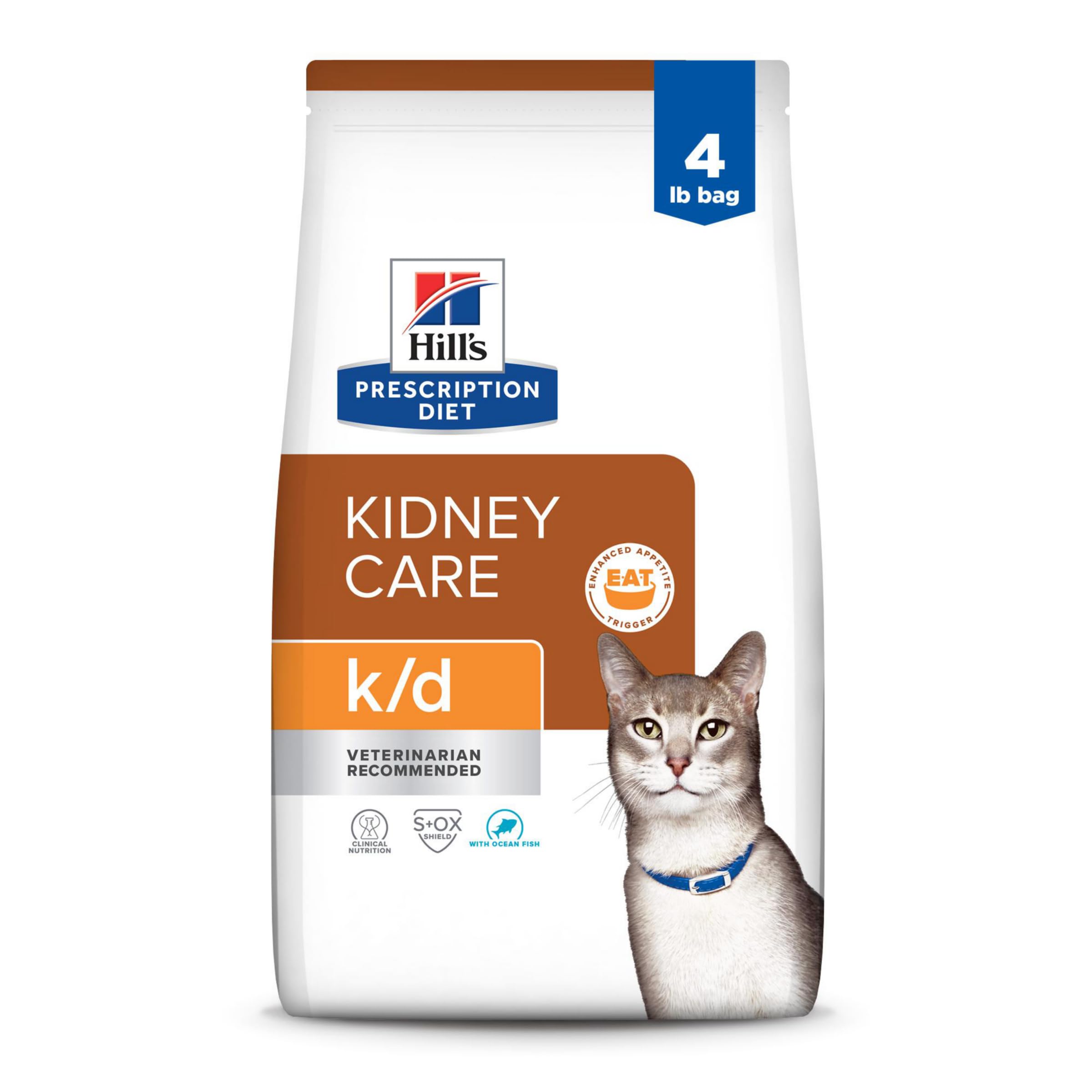 Hill's Prescription Diet k/d con Ocean Fish para gatos, apoyo renal