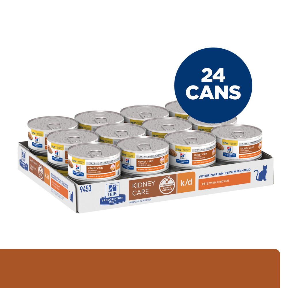Hill's Prescription Diet k/d defensa renal con activbiome para gatos.