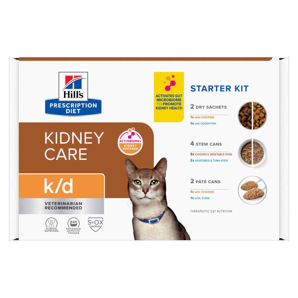 Hill's Prescription Diet k/d gato croquetas, alimento seco para apoyar la función renal