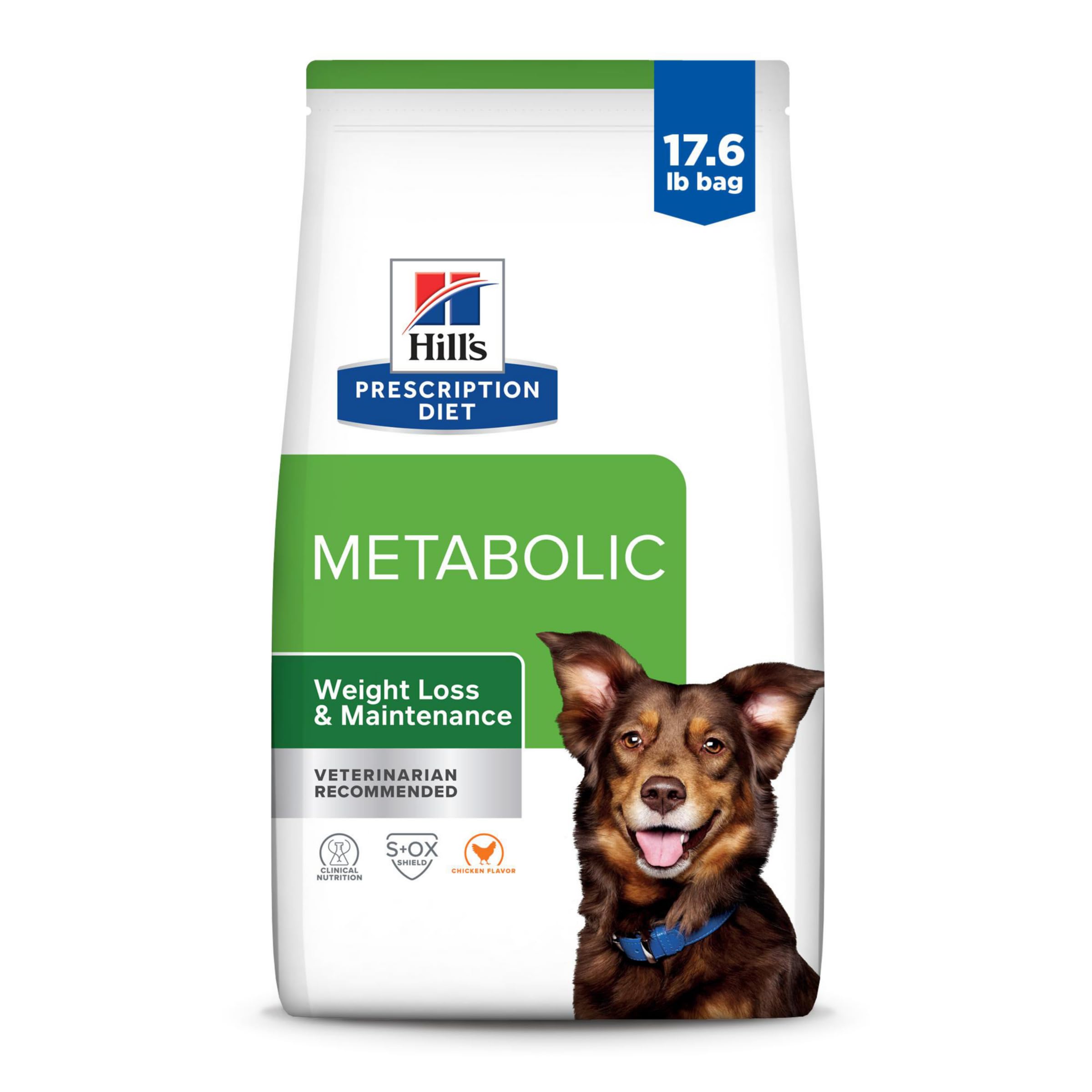 Hill's Metabolic, bolsa de 8 kg, ayuda a gestionar el peso del perro.