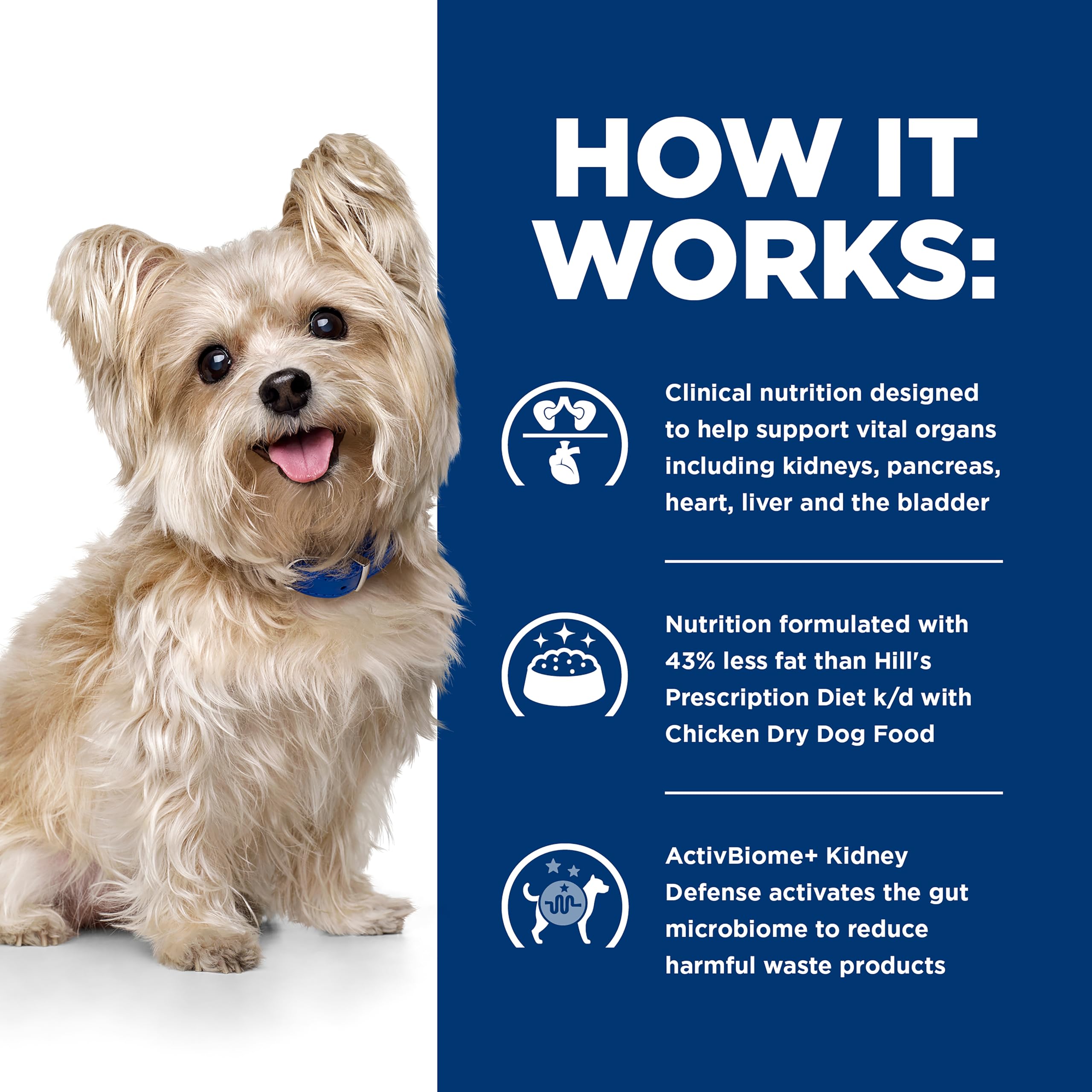 Hill's Prescription Diet Multi-Organ, proteína y grasa controladas para perros con sensibilidad.