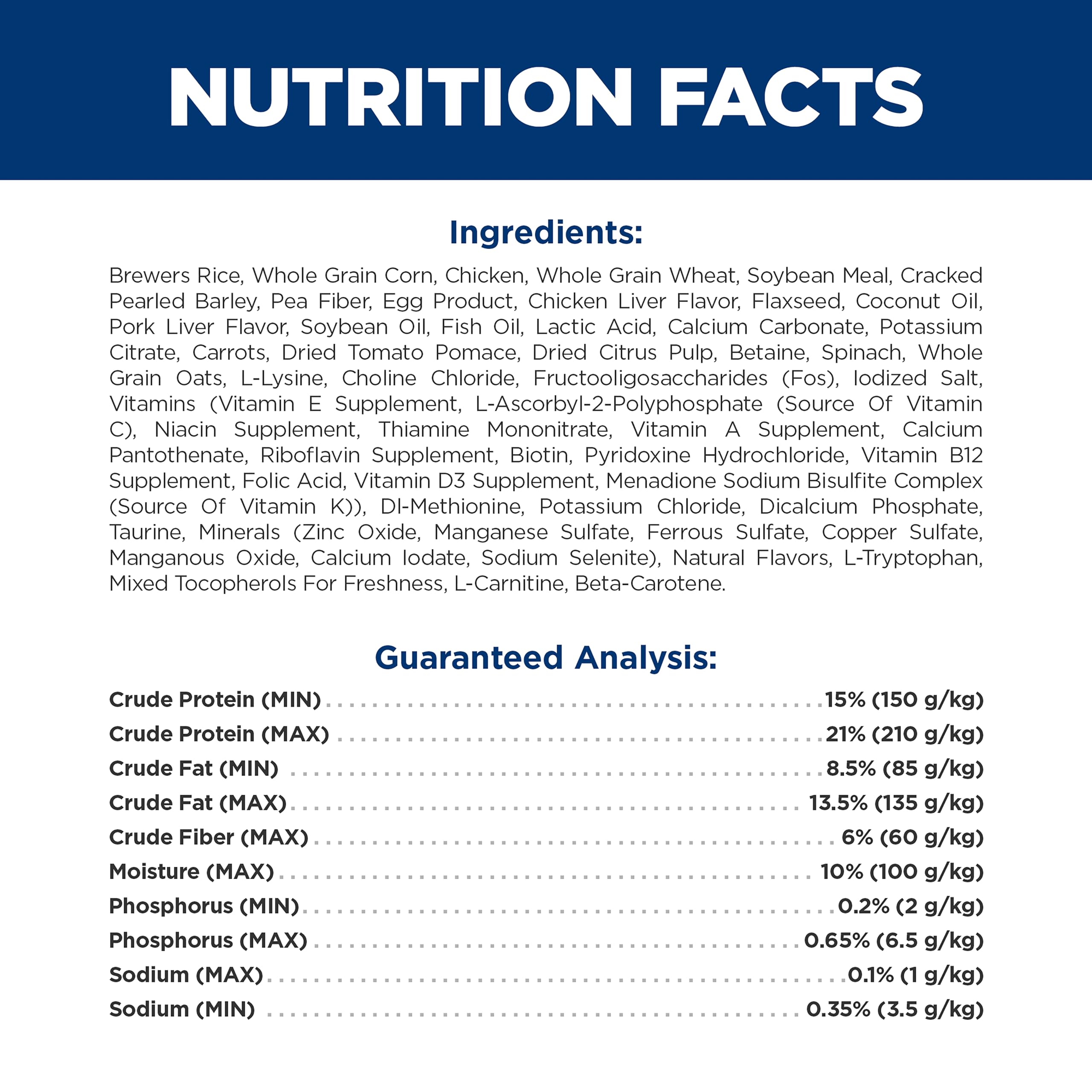 Hill's Prescription Diet Multi-Organ, recomendado por veterinarios para necesidades múltiples.