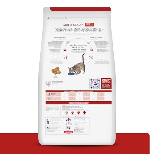 Hill's Prescription Diet Multi-Organ, empaque de 4lb para dieta felina