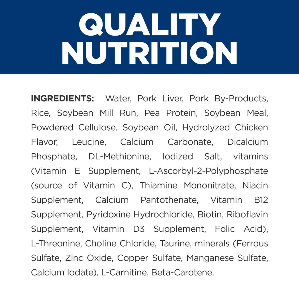 Hill's Prescription Diet r/d, porciones recomendadas para alimentación diaria