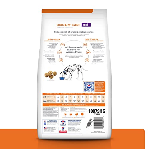 Hill's Prescription Diet ud croquetas para perro, para apoyo del bienestar urinario con pollo.