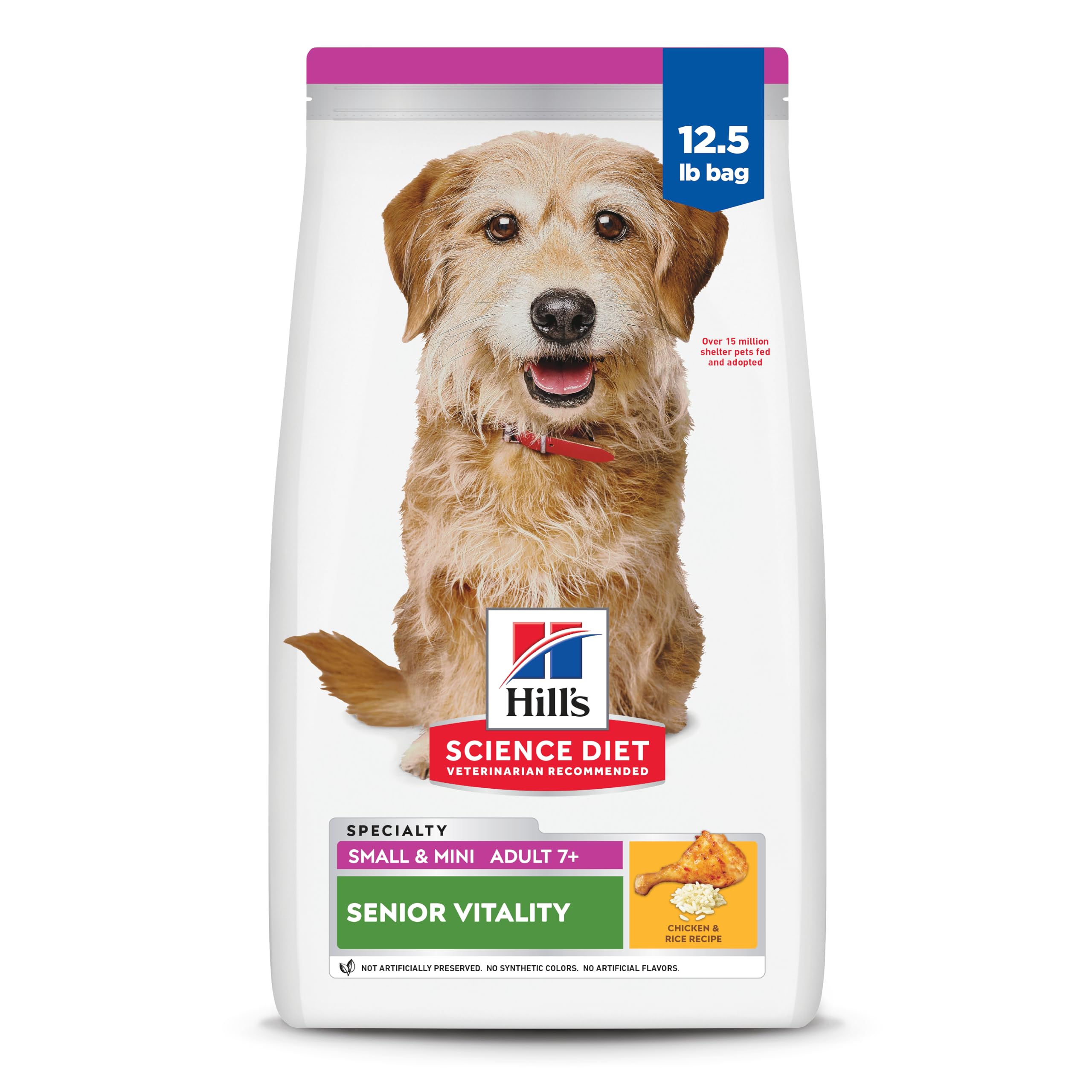 Hill's Science Diet Adult 7+ Vitalidad: croquetas para perro pequeño en bolsa