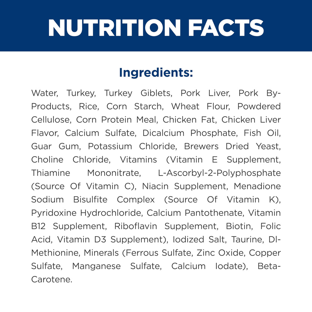 Hill's Science Diet Adult 7+ sin colorantes ni conservantes artificiales.