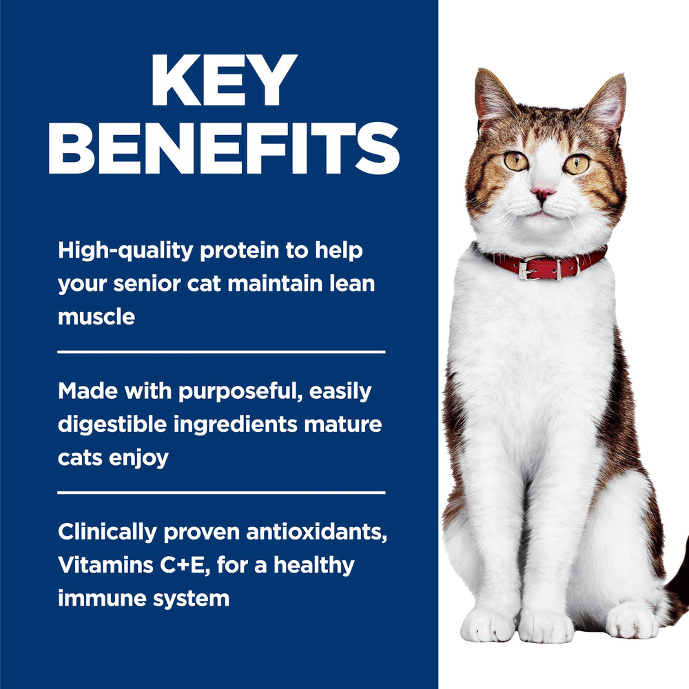 Hill's Science Diet Adult 7+ USA e ingredientes globales de confianza.