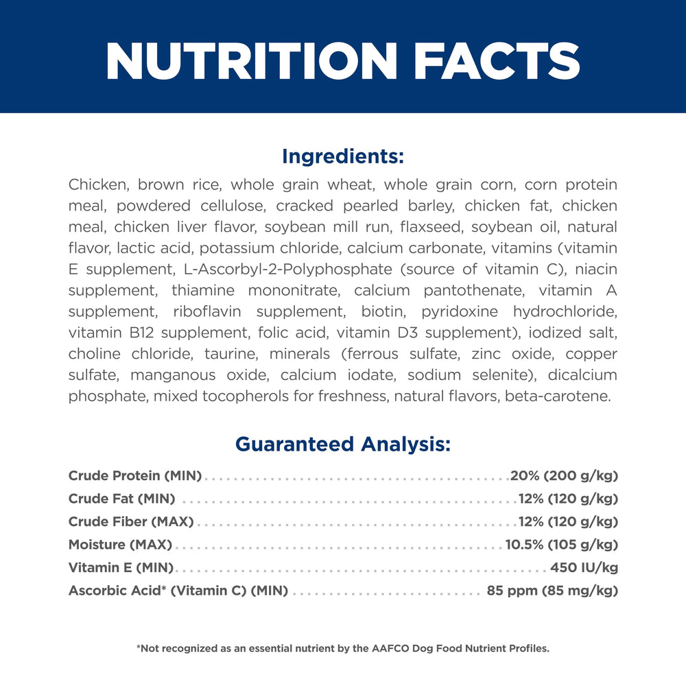 Detalle de cuidado dental en Hill's Science Diet Adult Oral Care