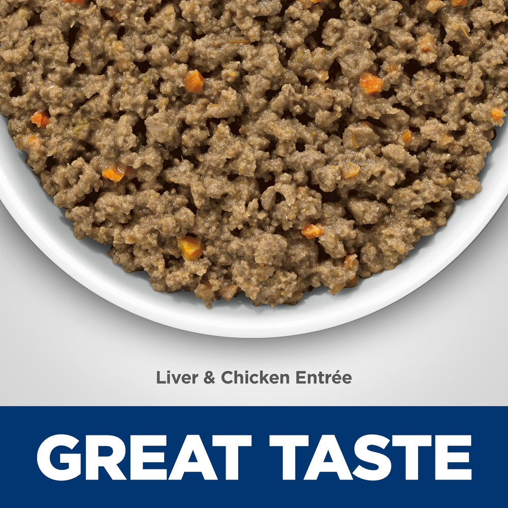 Alimento húmedo Hill's Science Diet para gatos adultos con sabor agradable.