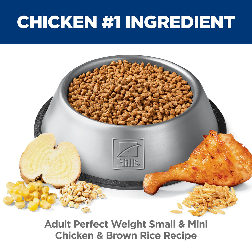 Hill's Science Diet Adult Perfect Weight, vitaminas y minerales para soporte nutricional.
