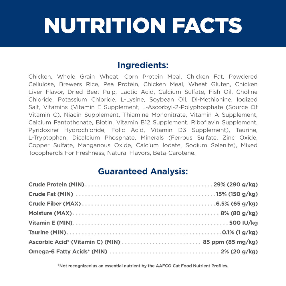 Croquetas crujientes Hill's Science Diet para la hora de la comida.