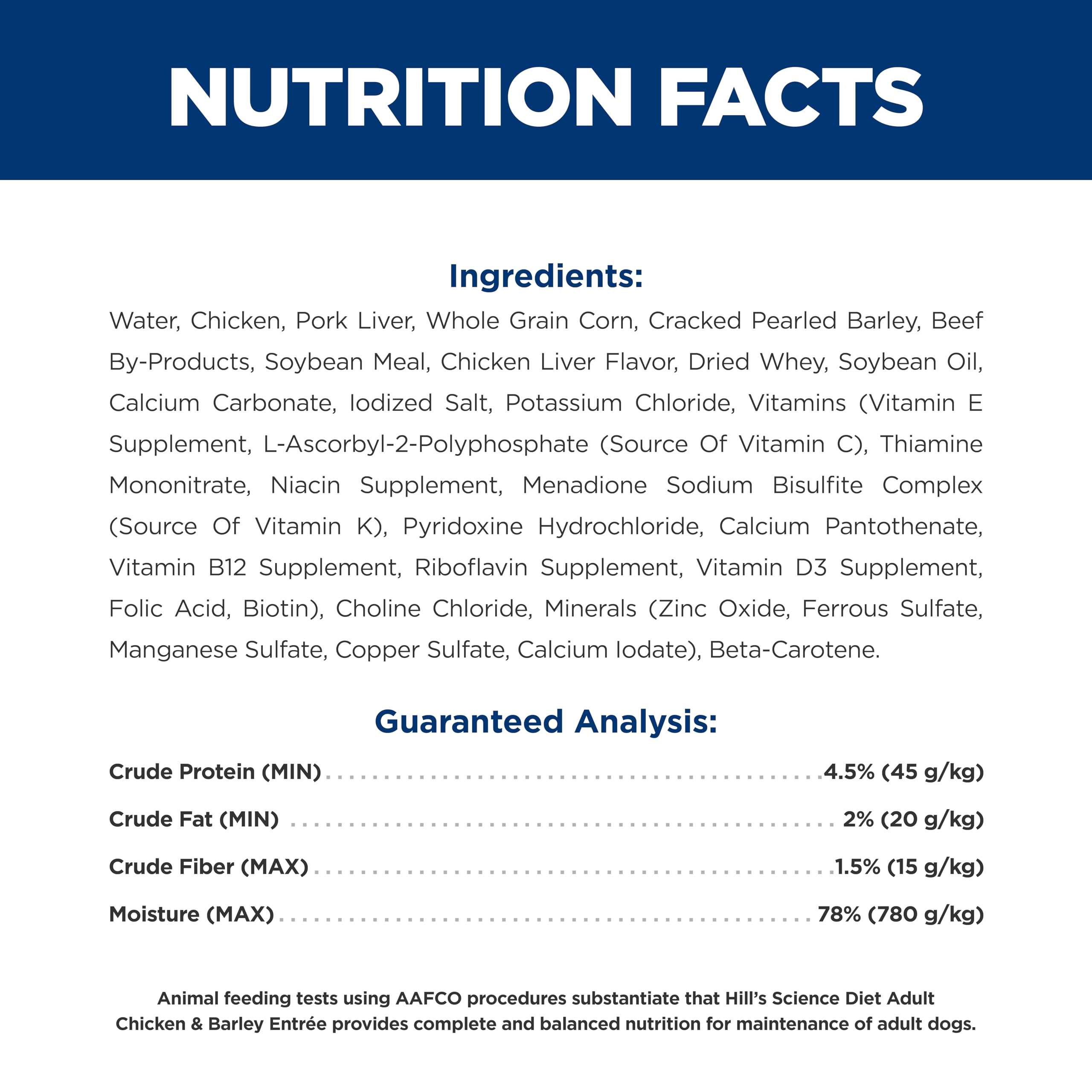 Hill's Science Diet Adult 1-6, fuente de proteína de alta calidad para músculos magros.