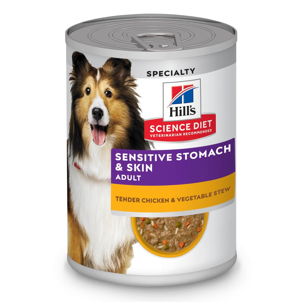 Hill's Science Diet lata de 12oz para estómago sensible y piel sana