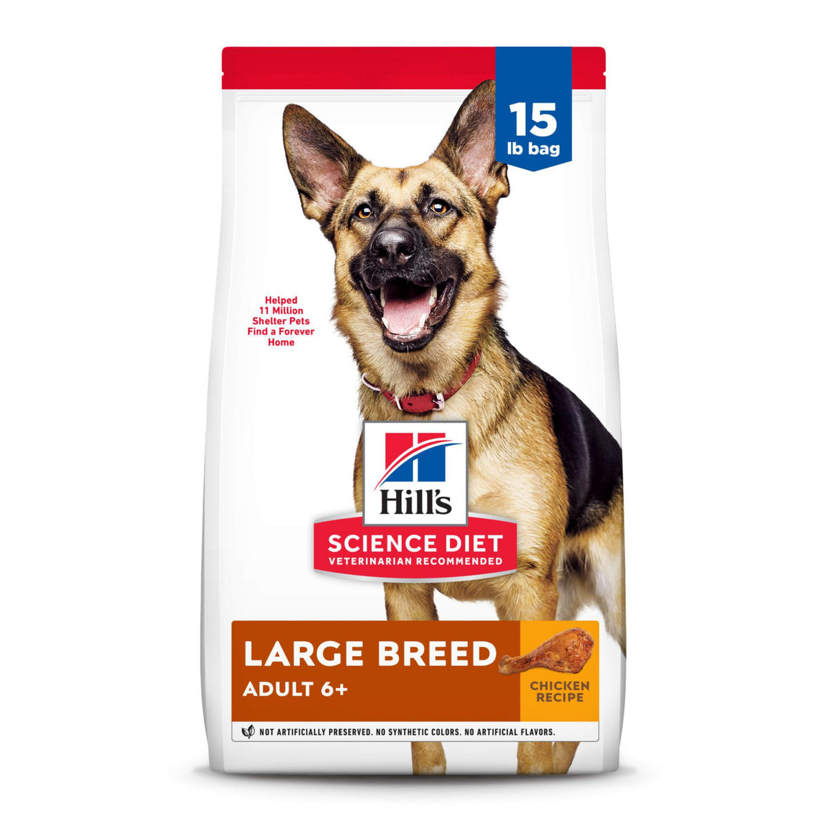 Hill's Science Diet alimento seco para perro grande senior con pollo, articulaciones apoyadas.