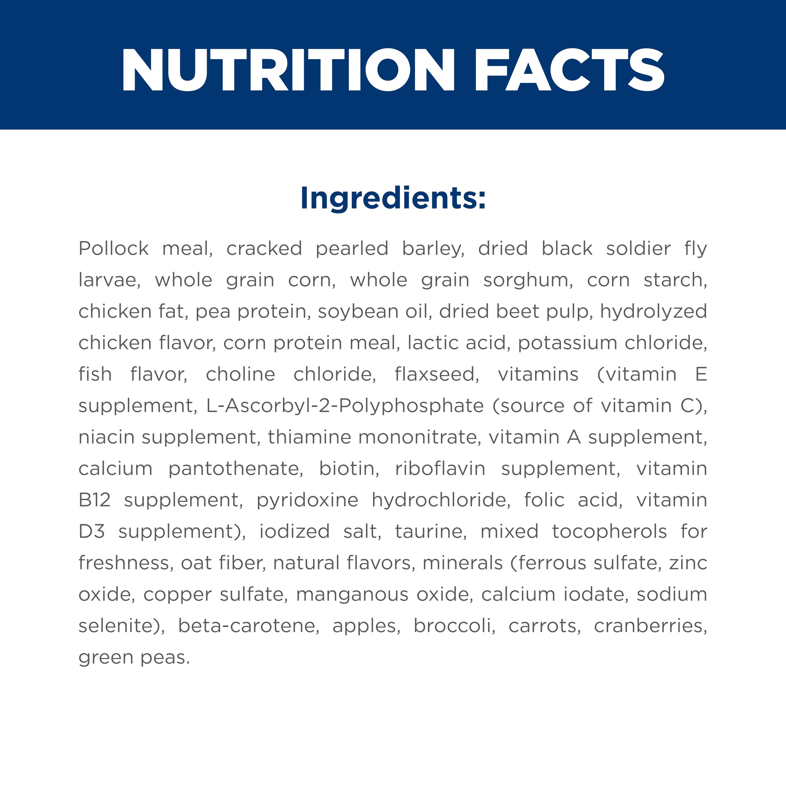 Hill's Science Diet antioxidantes C y E para defensas naturales.