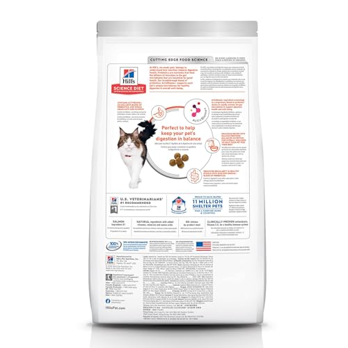 Hill's Science Diet Arroz marrón avena: nutrición equilibrada para microbiota felina sana.