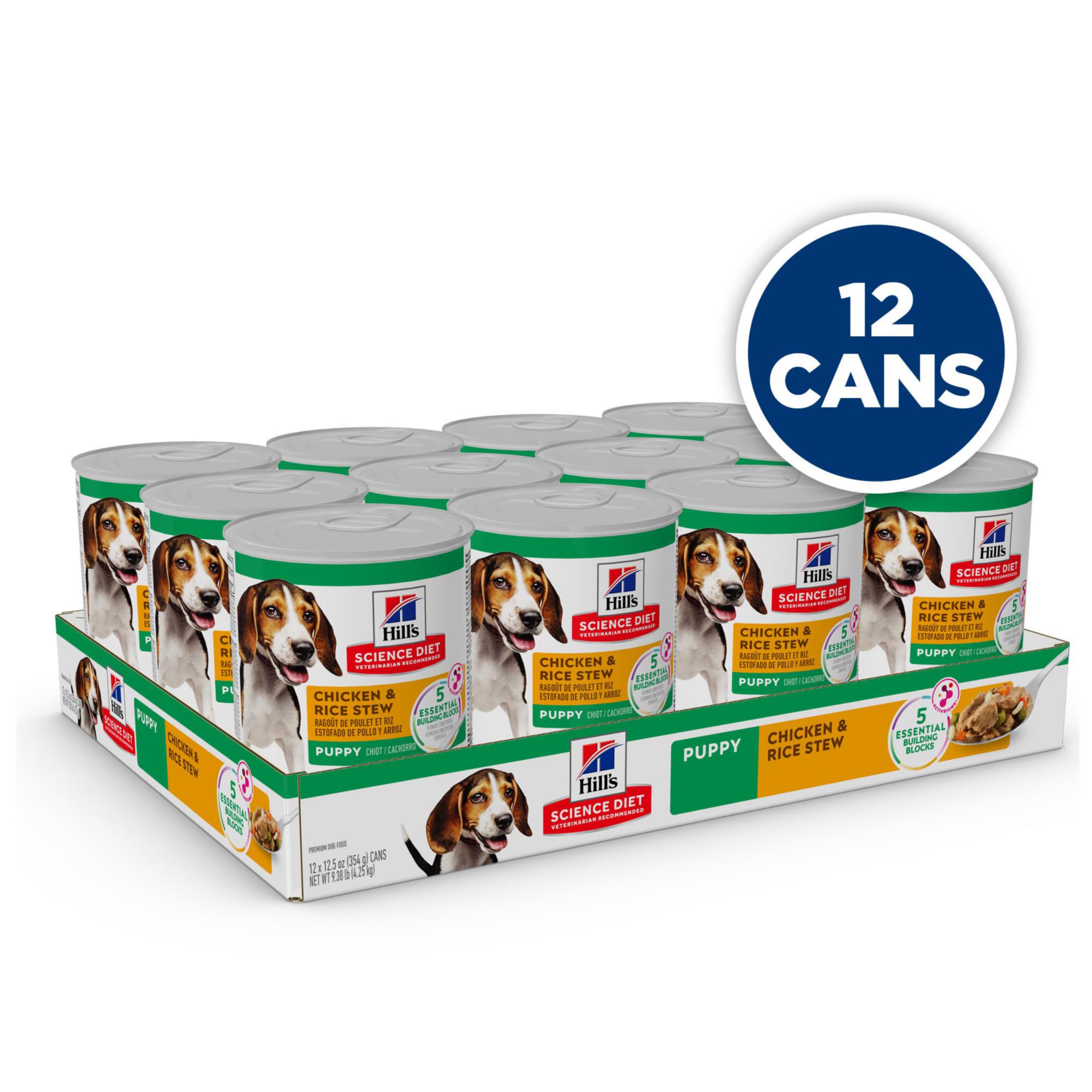 Hill's Science Diet cachorros, antioxidantes y vitaminas para apoyo inmunitario.