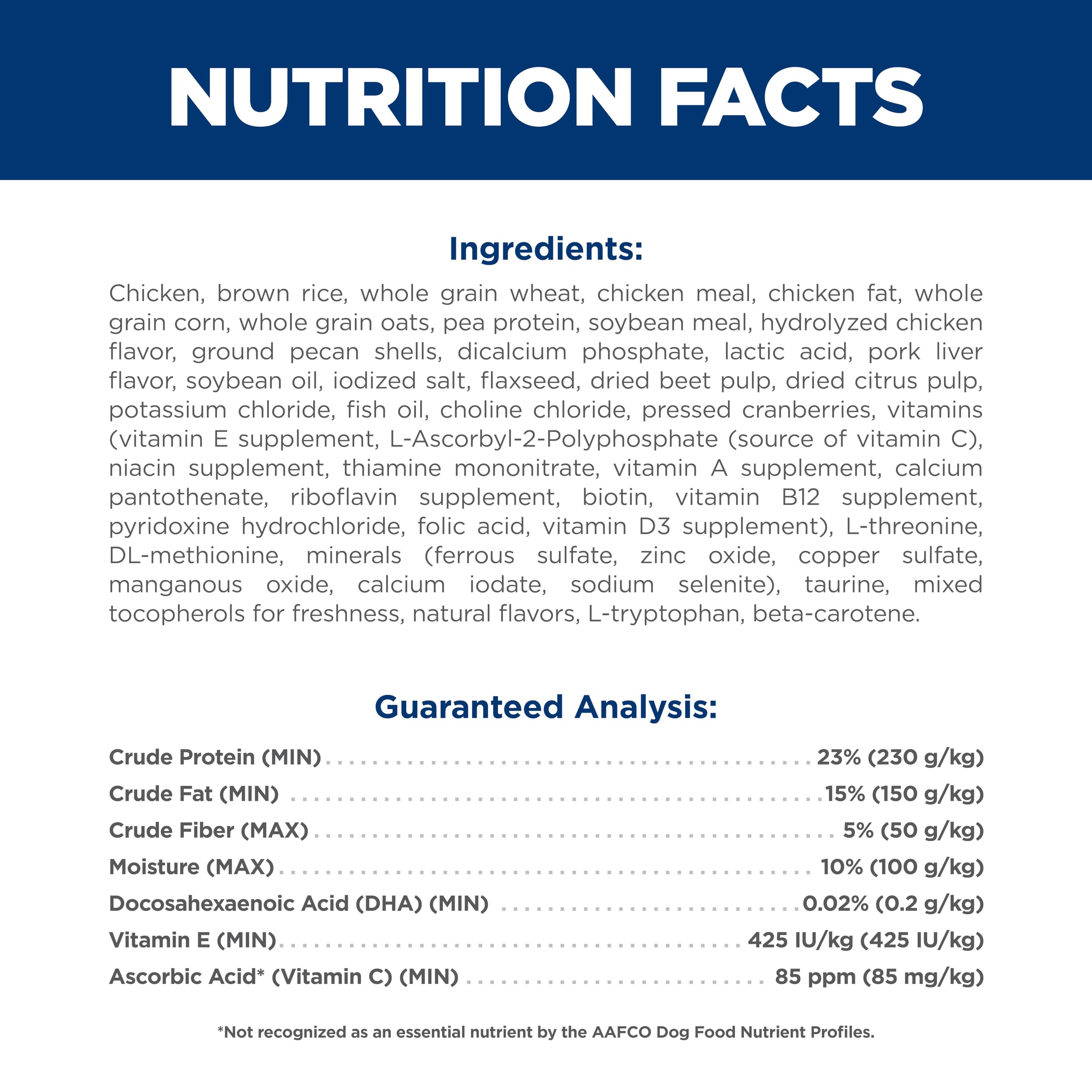 Hill's Science Diet, producido en EE. UU. con ingredientes globales de confianza.