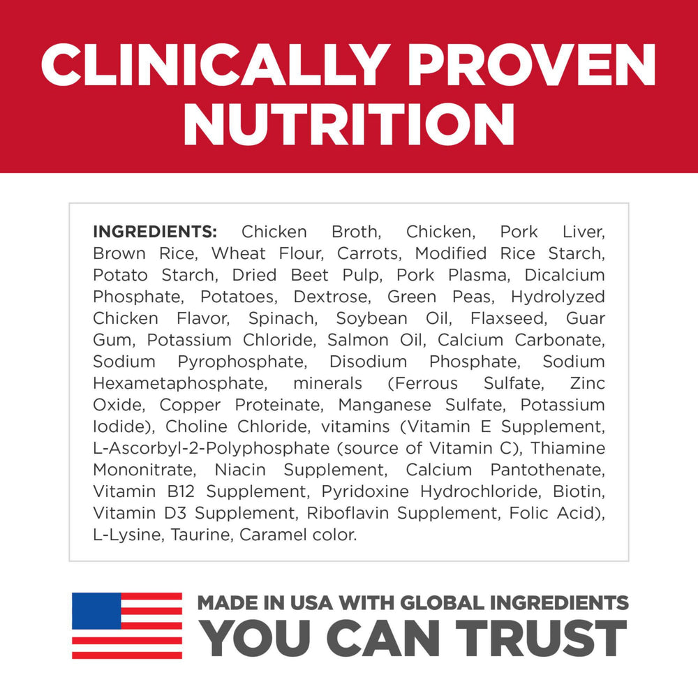 Hill's Science Diet contiene DHA para desarrollo cerebral y visual