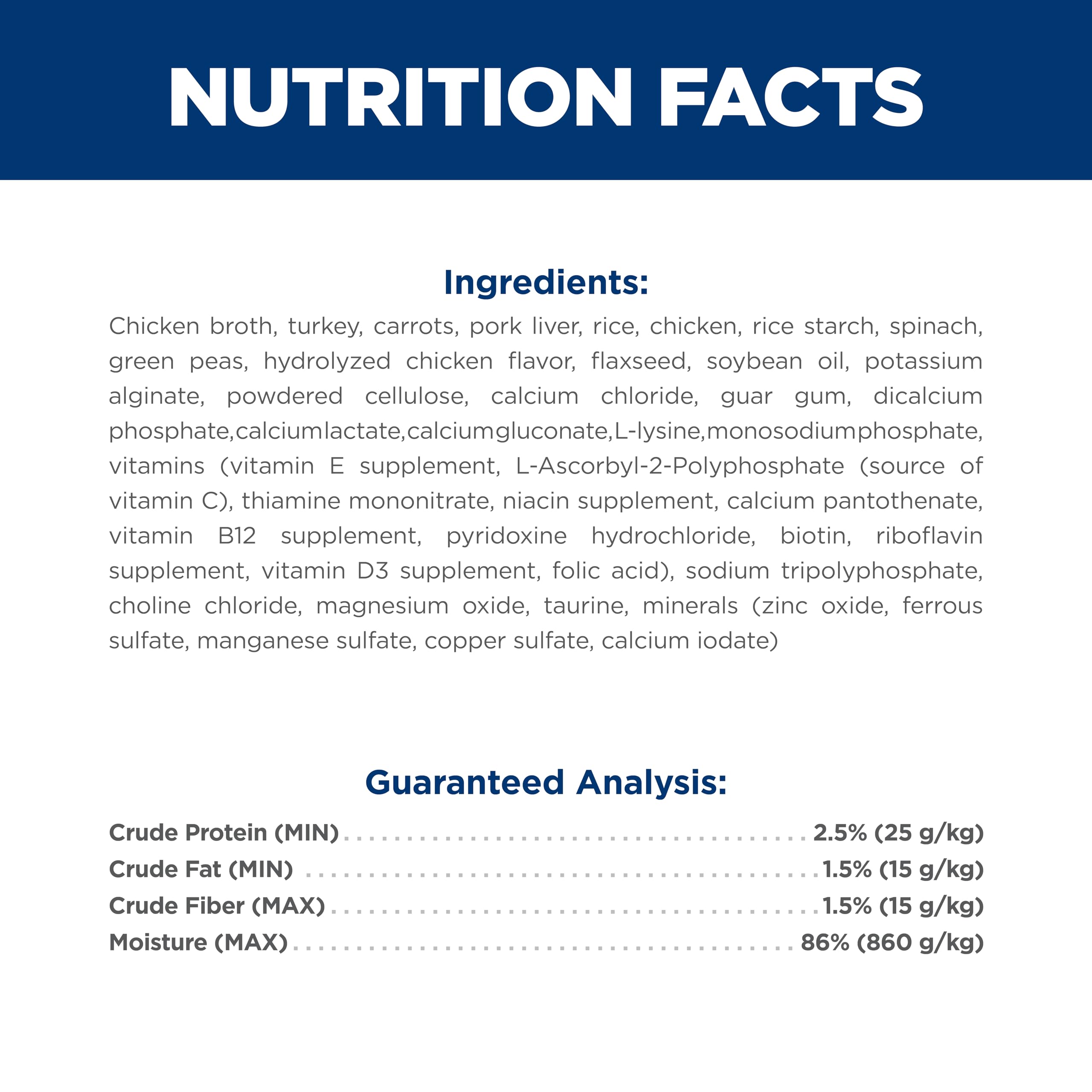 Hill's Science Diet estómago sensible etiqueta clara.