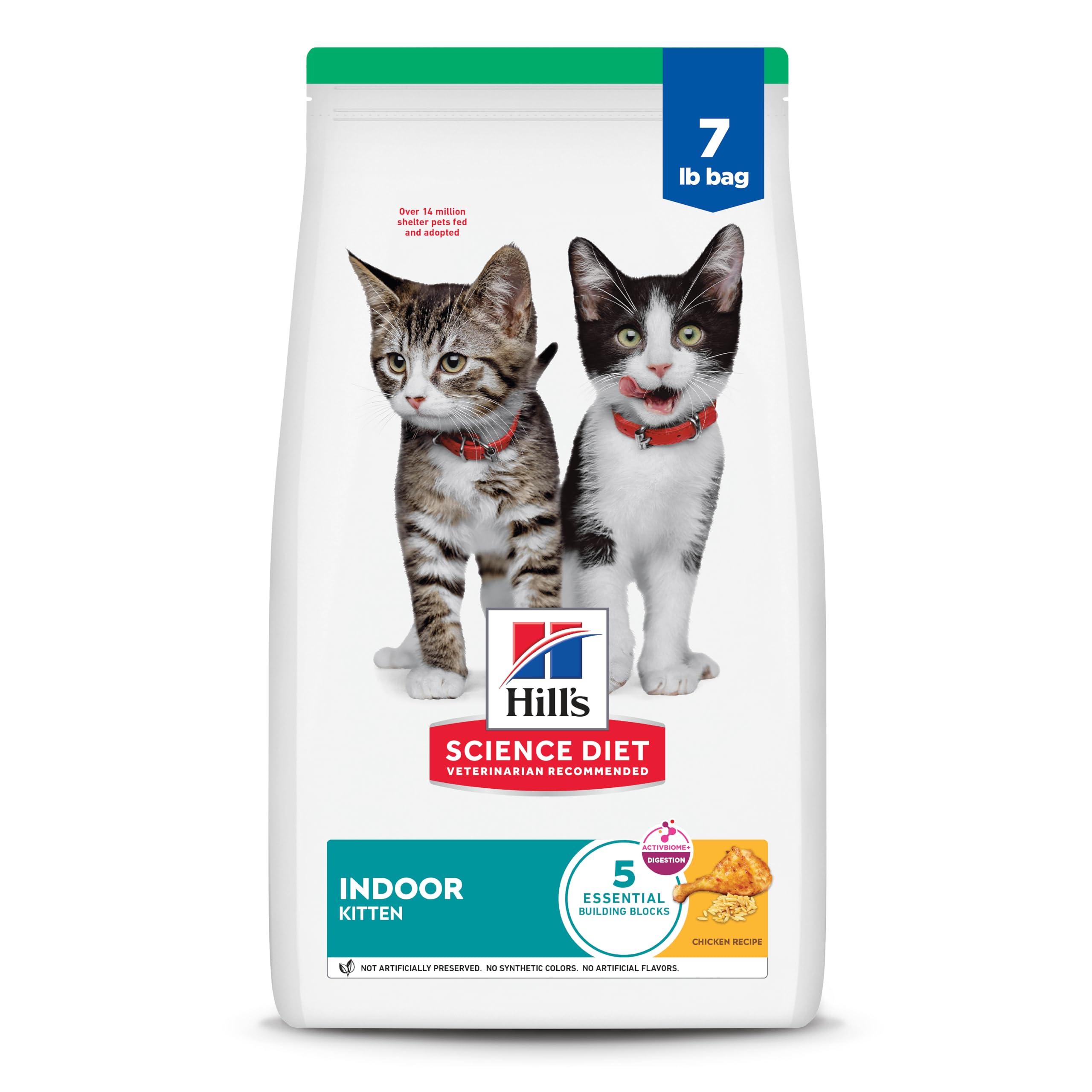 Hill's Science Diet Gatito Interior, comida seca de pollo, favorece crecimiento saludable