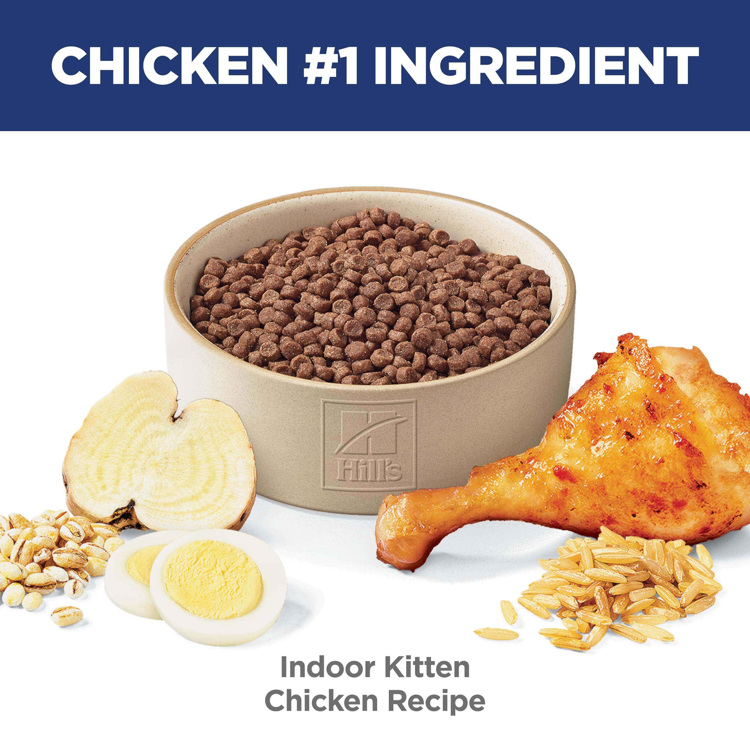 Hill's Science Diet Gatito Interior, proteína de pollo de alta calidad para gatitos activos