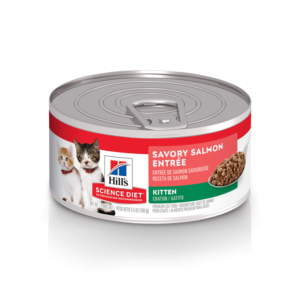Hill's Science Diet Gatito Salmón en lata 5.5 oz para desarrollo saludable