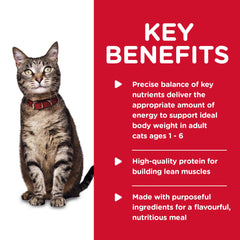 Hill's Science Diet gato adulto, ingredientes naturales en lata; fácil digestión para tu gato.