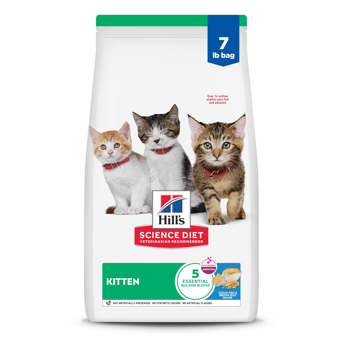 Hill's Science Diet Kitten croquetas secas en tazón, apoyo al crecimiento saludable
